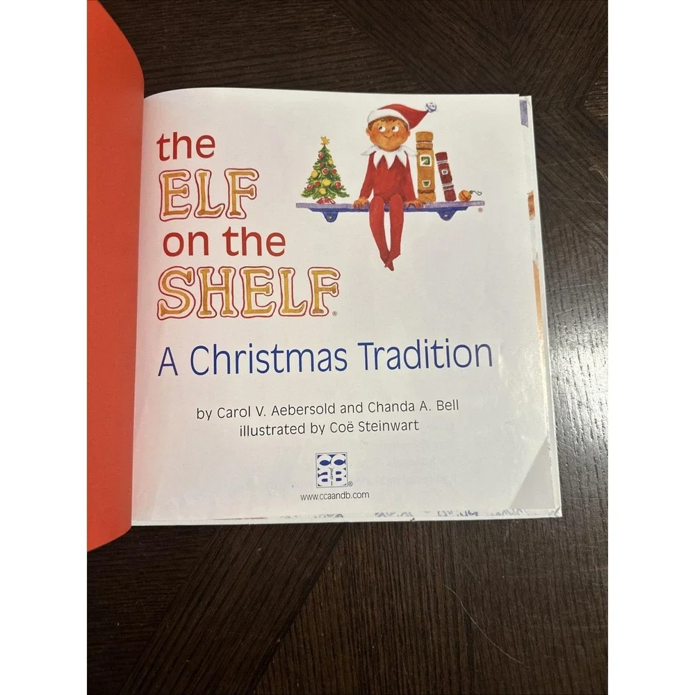 Elf on the Shelf Book Only A Christmas Tradition Hardcover by Aebersold‎ & Bell